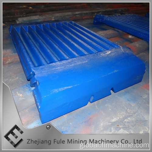 Mining Machinery Parts Jaw Crusher Parts Mining Casting Parts Jaw Plate for Stone Crusher Manufactory